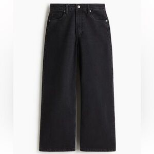 H&M High Rise Wide Leg Jeans